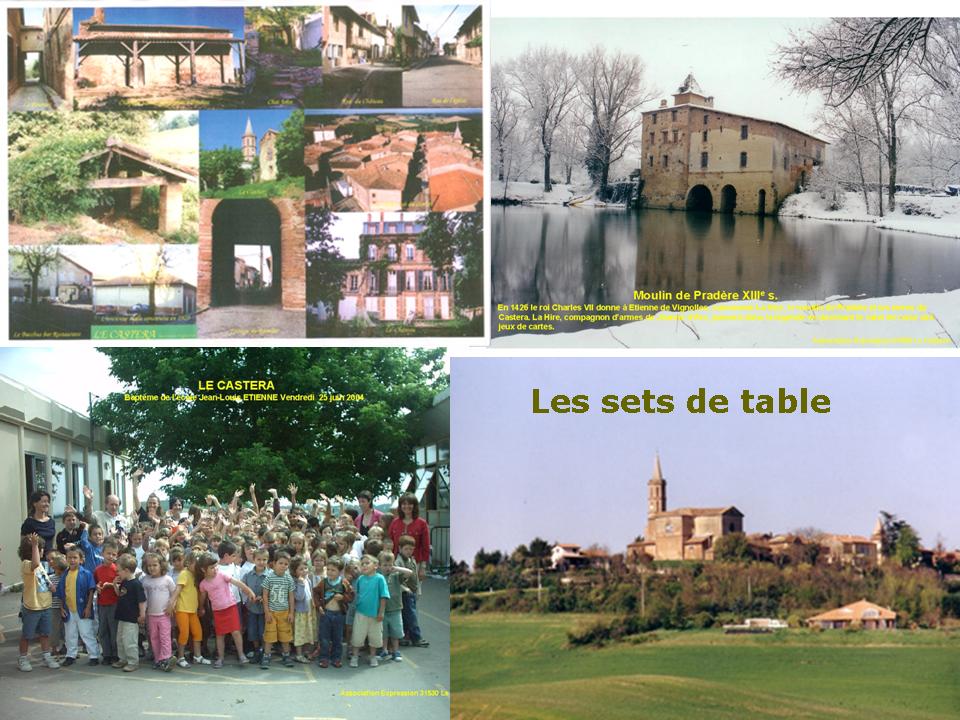Les sets de table